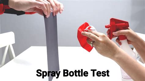 Spray bottle test 